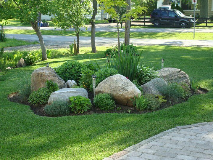4 Ideas For Landscaping With Boulders, Rock Your Yard Landscaping